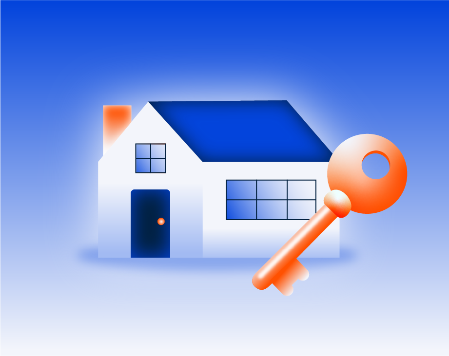 Illustration d’une maison et d’une clé
